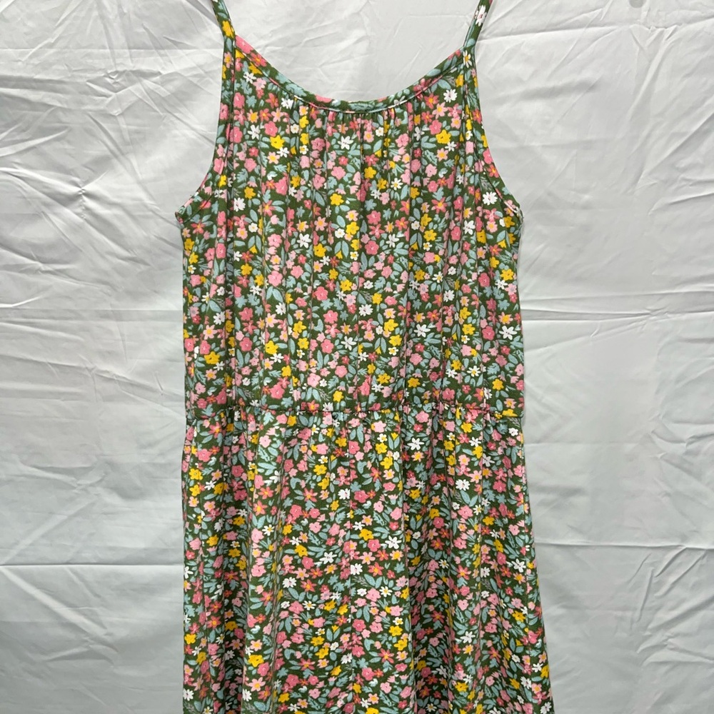 Lilt Floral Dress with Pink and Yellow Accents